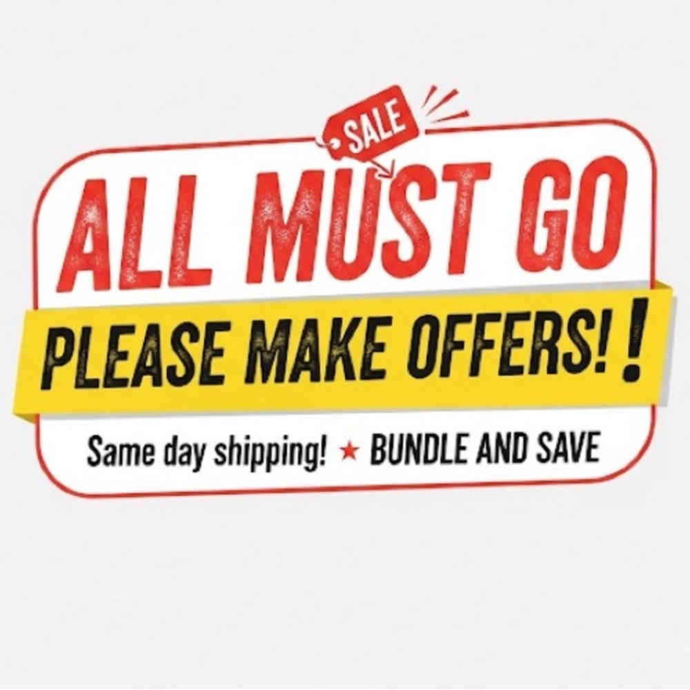 All Must Go Sale Sign